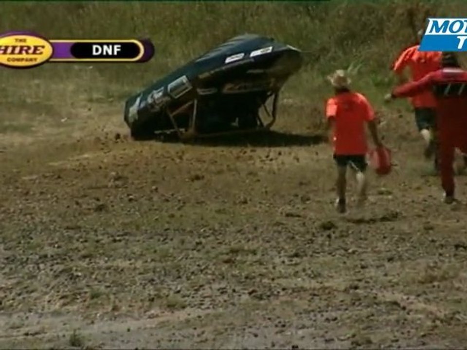 World Jetsprints crash groupe A Meremere 2009