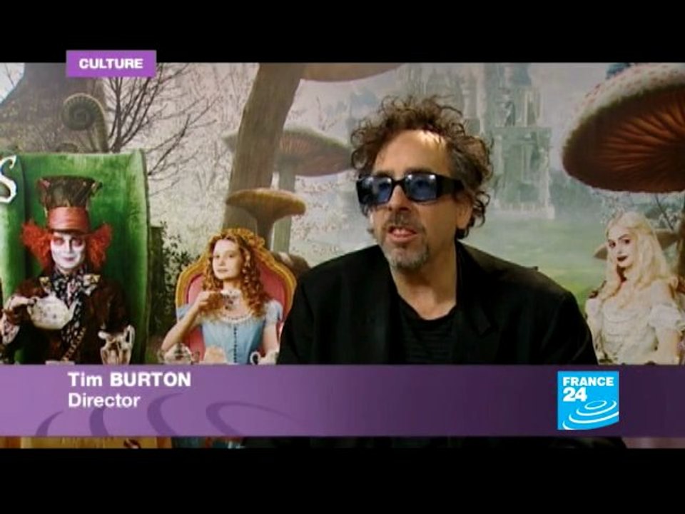 Tim Burton in Wonderland with Johnny Depp