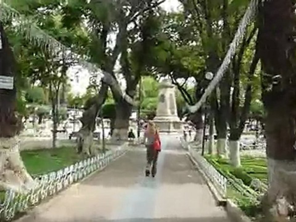 Bolivie, ambiance dans la ville de Sucre le 24 décembre