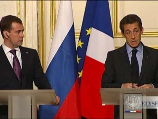 Conférence de presse - M. Dimitri Medvedev