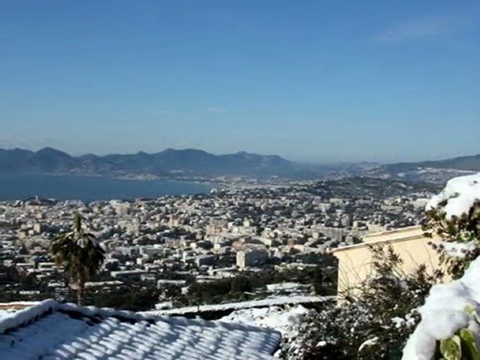 Cannes sous la neige 11 février 2010