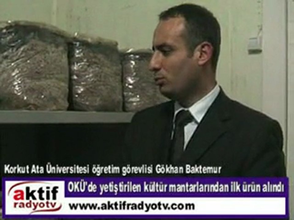 OKÜ’de yetiştirilen kültür mantarlarından ilk ürün alındı