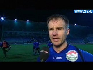 2010.03.24 Kocsárdi Gergely nyilatkozott az UTE-ZTE után