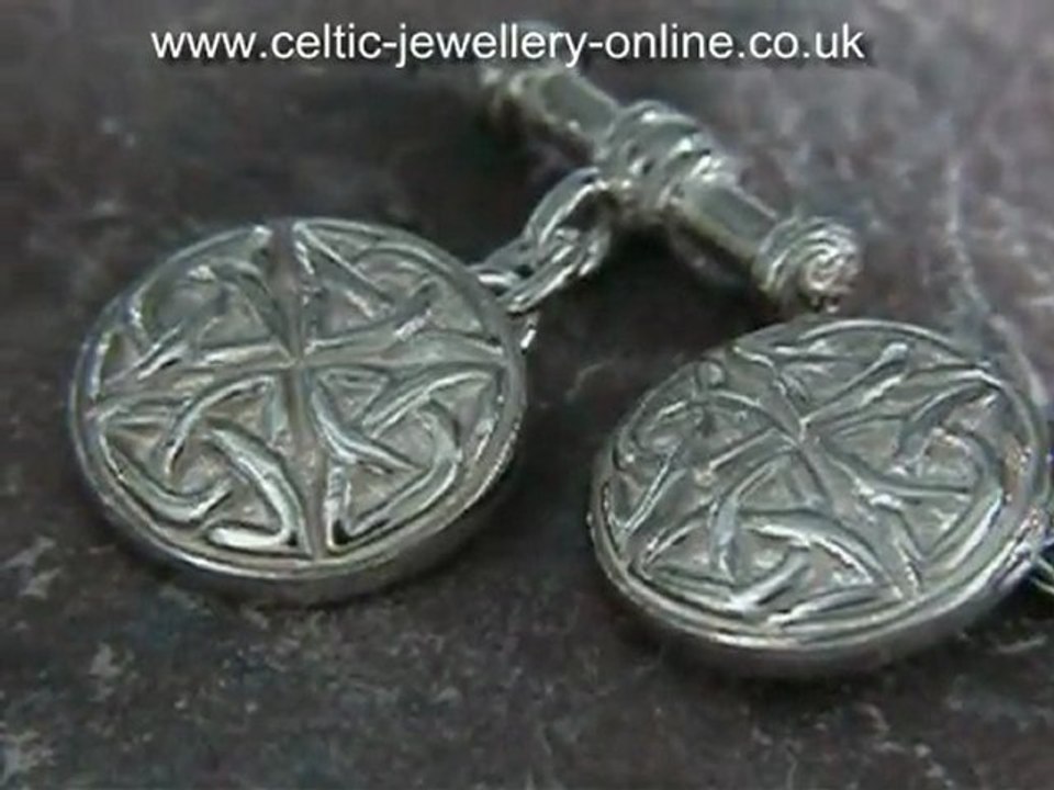 Celtic Cufflinks - Sterling Silver DWA258
