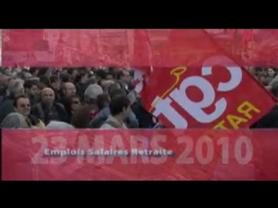 Journée d'action 23 mars 2010 CGT RATP