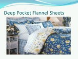 Deep Pocket Flannel Sheets