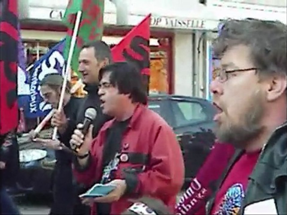 Manifestation du 23 mars 2010 à Bourg-en-Bresse (01).