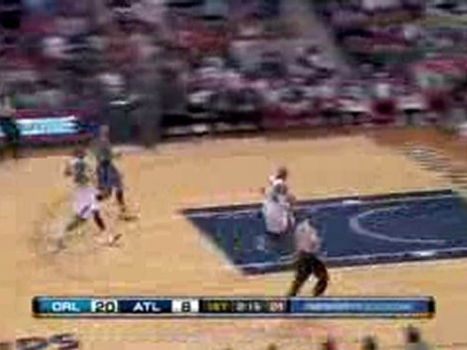 Jamal Crawford picks up the loose ball and gets it over to M