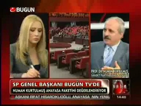 Numan Kurtulmuş Bugün Tv Sıcak Gündem Programı (24.03.2010)