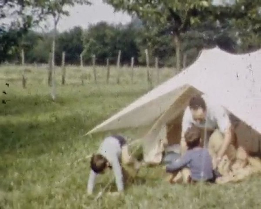 Vancances dans le Jura. Carlos, Arthur et Michel - Été 1939.