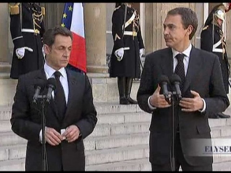 Déclaration conjointe avec M. José Luis RODRIGUEZ ZAPATERO