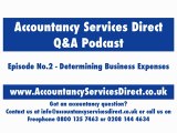 Accountancy Services Ep2 - Determining Business Expenses