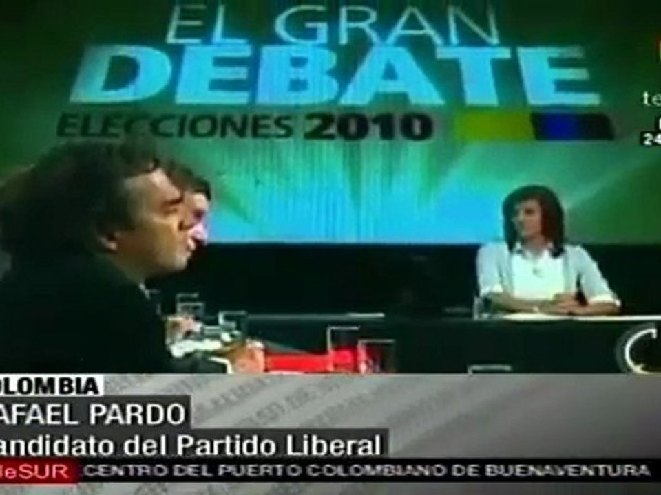 Primer debate presidencial en Colombia
