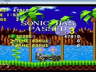 1er Vidéotest sur Sonic the hedgehog (MegaDrive)
