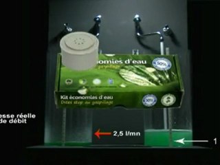 Limiteur de débit 2.5 litres par minute jet aiguille