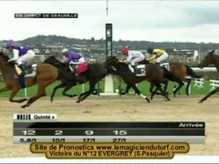 vidéo Quinté a deauville  PRIX DE LA SEINE NORMANDE