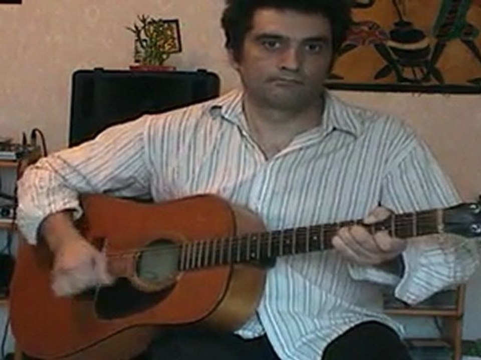 Une façon d'accompagner Shame shame shame à la guitare sèche