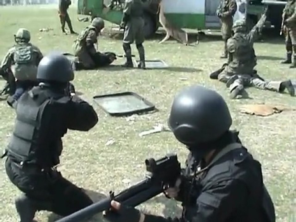 Regardez un entrainement militaire russe