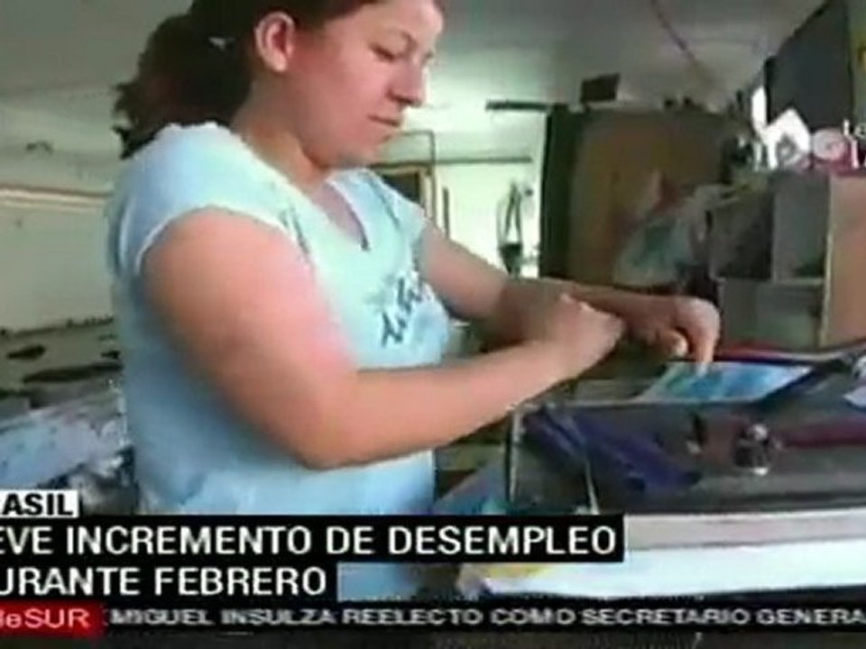 Aumenta desempleo en Brasil en febrero
