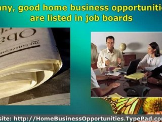 5 - Places To Look For Home Business Opportunities