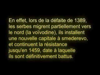 Propagande serbe sur l'histoire du Kosovo en 2-3 mots