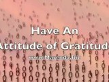 An Attitude Of Gratitude Multiplies Blessings