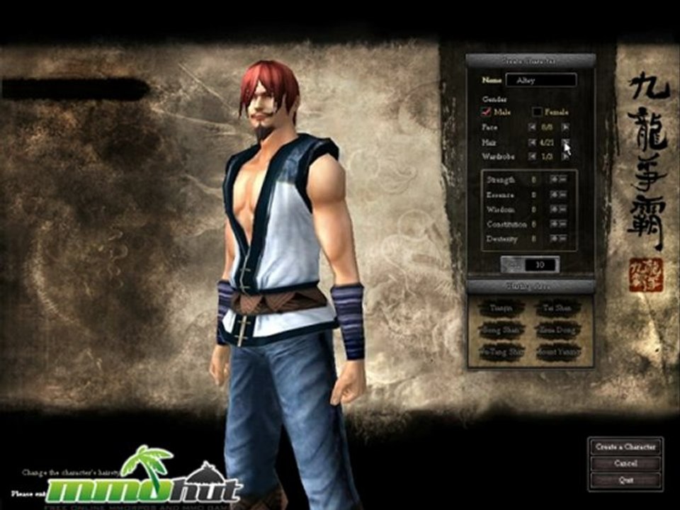 9Dragons Character Creation