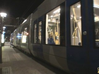 Essai de Nuit du Nouveau Tram Train de Mulhouse