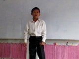 Suite: les élèves de Sambath chantent. Battambang – Cambodge