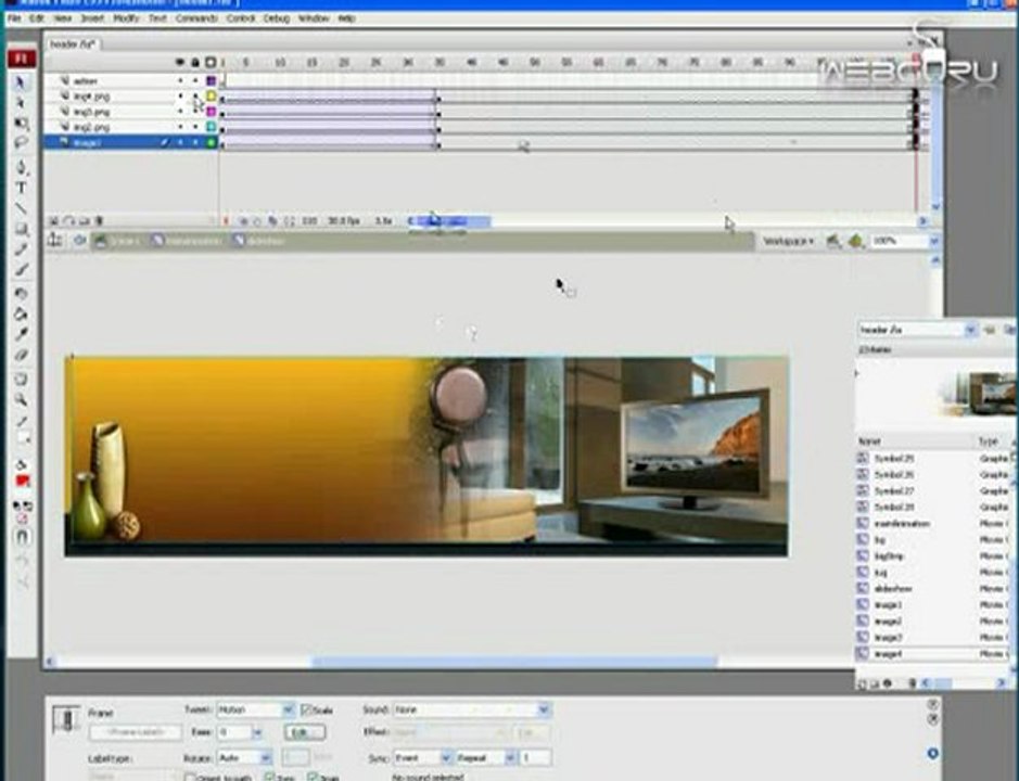 How To Create a Flash Header in Flash