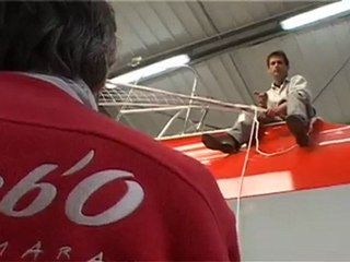 Chantier du Maxi trimaran Sodeb'O: la fin approche !!!