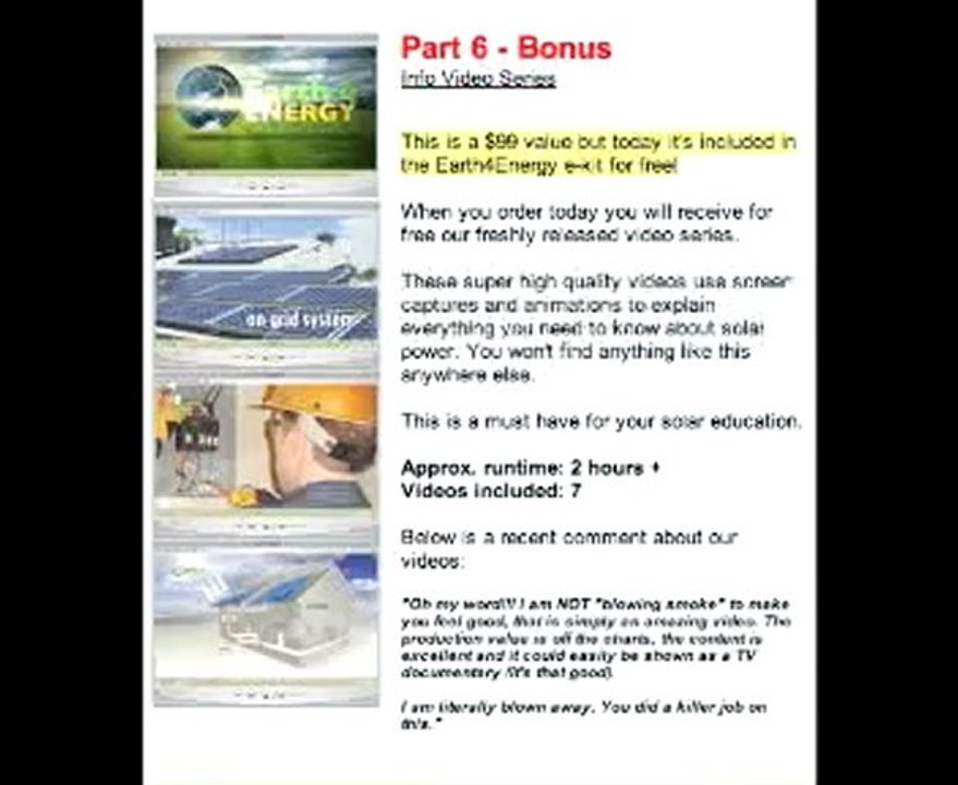 Do It Yourself Solar Panel Project, Wind Power, Earth4Energ