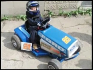 A Racing Lawn Mower?  Why not!