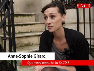 Anne-Sophie Girard, humoriste : que vous apporte la SACD ?