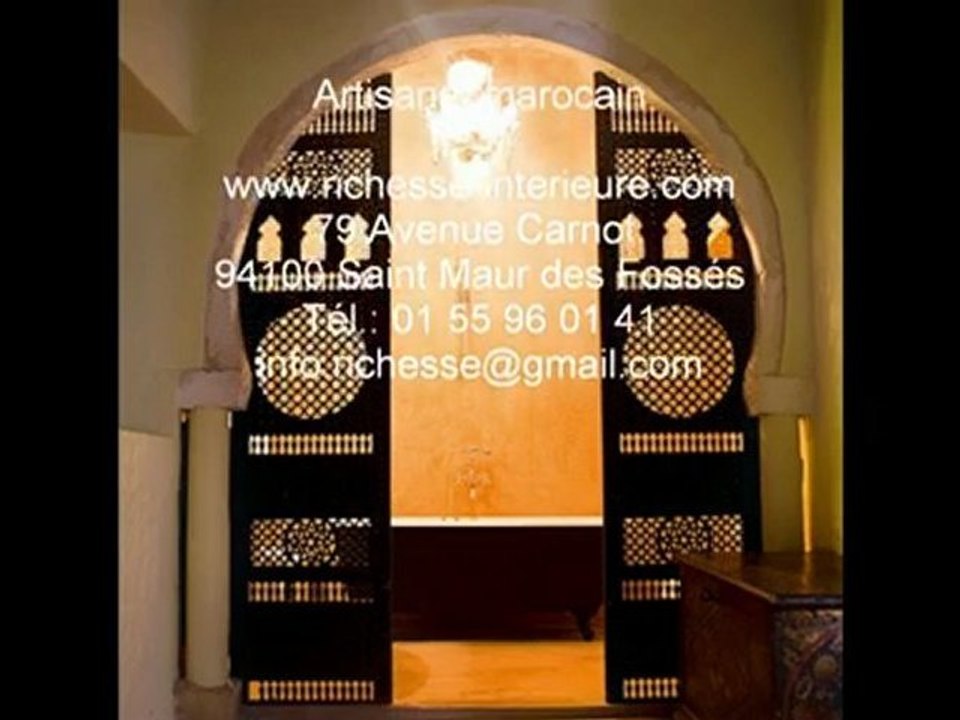 grossiste Artisanat marocain, meuble oriental, meuble maroc