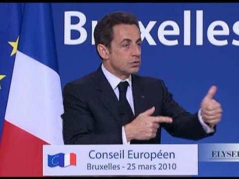 Conférence de presse à Bruxelles
