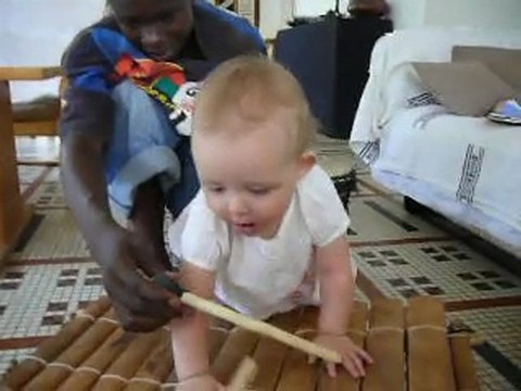cours de balafon avec Lamine