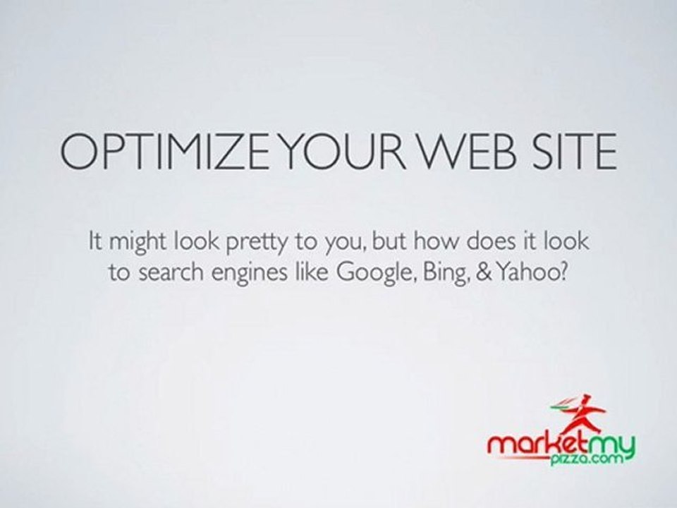 Pizza Online Marketing Tips - Search Engines & Code