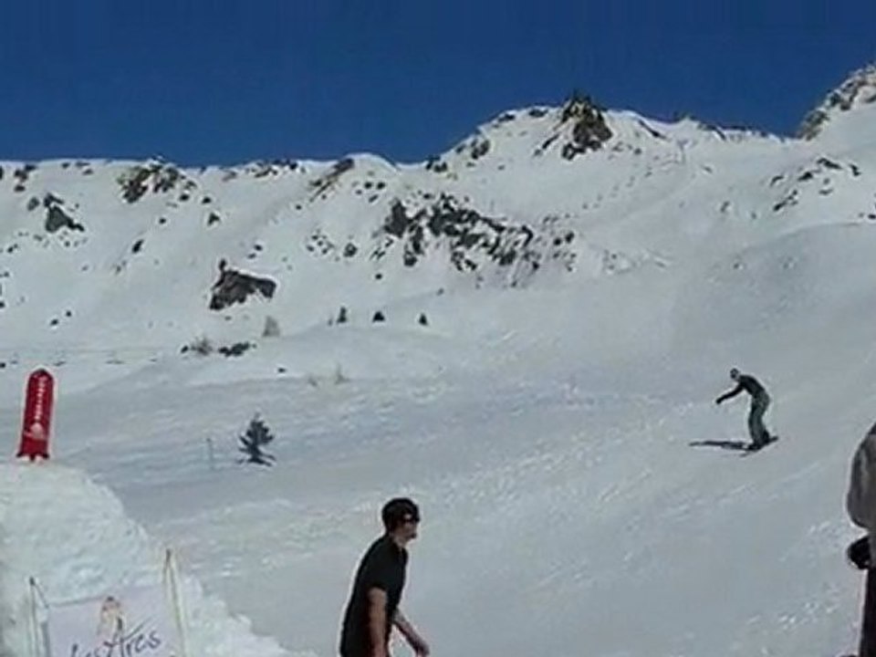 Tentative de front flip damien