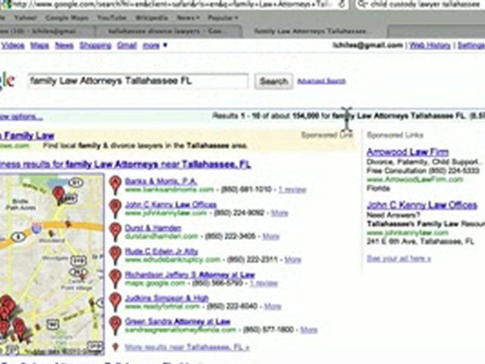 Tallahassee bankruptcy attorney-DUI, Divorce, Child Custody