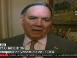 Chaderton rechaza informe de CIDH sobre Venezuela
