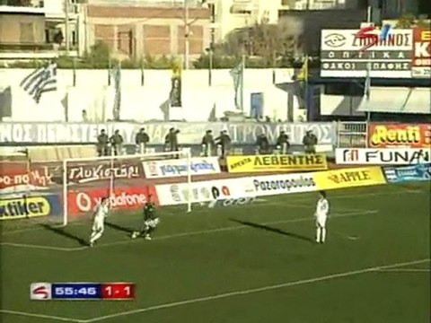 17η Ατρόμητος-ΑΕΛ 2-2 Τα γκολ 2006-07