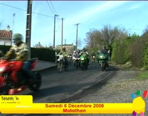 Motothon - Téléthon 2008 Xanton Chassenon