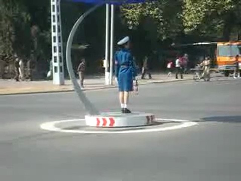 Crossroad in North Korea