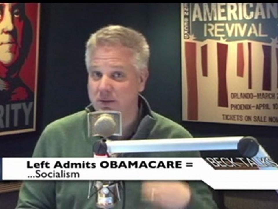 NYTimes Admit Obama = Socialism   Glenn Beck video