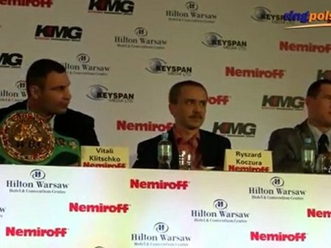 Konferencja prasowa Kliczko - Sosnowski (3/4)