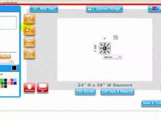 What size letters should I use in my new custom sign design?