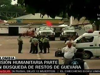 Despega misión humanitaria por restos de mayor
