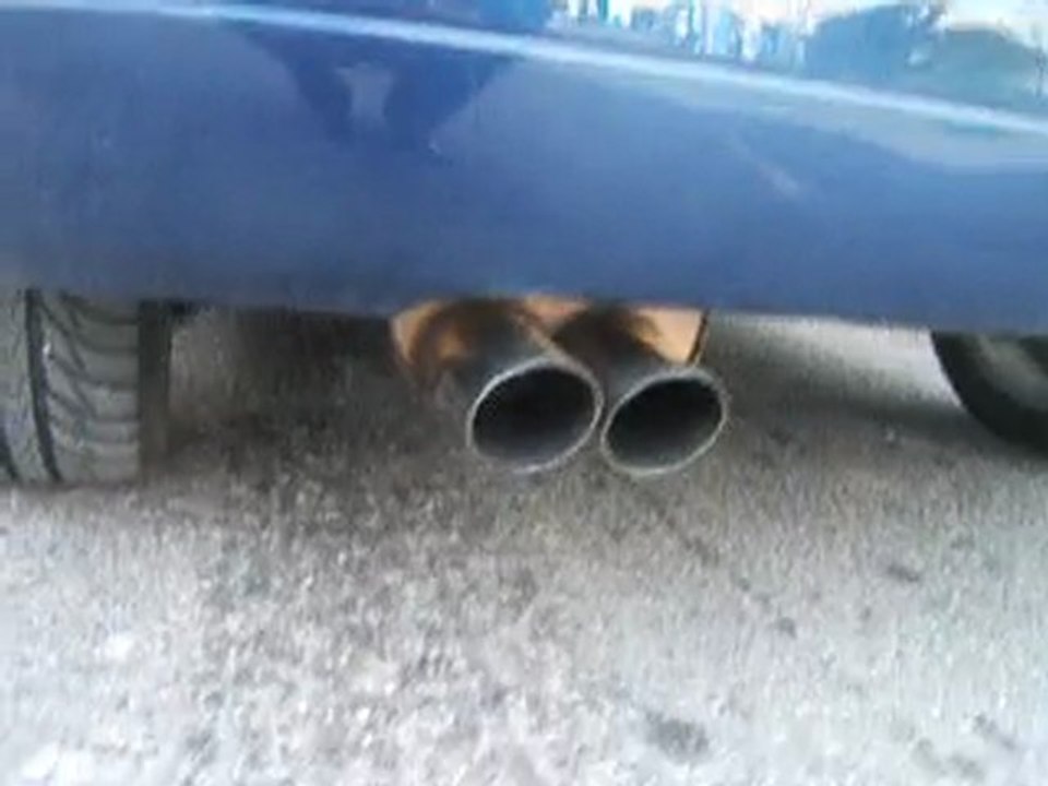 Clio RS 1, Inox, ligne Bastuck, rupteur