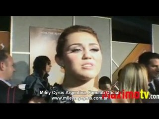Miley Cyrus - The Last Song Premiere - MaximoTV Interview